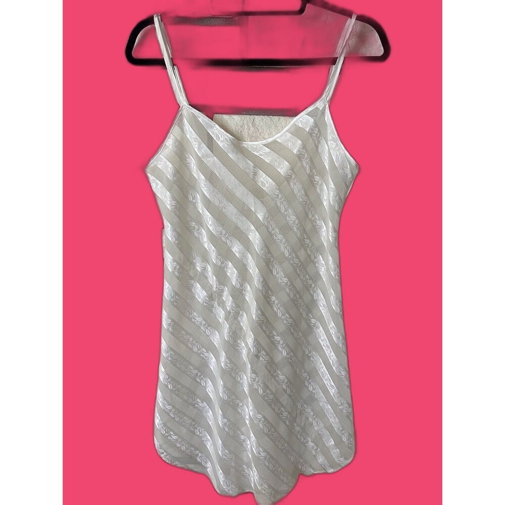 VTG Slip Dress Med Sheer 80s Boho Bridal Fairy Dainty
